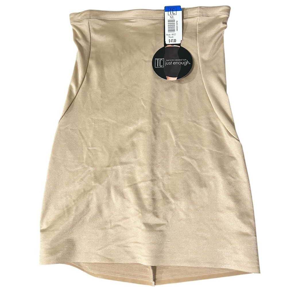 TC Fine Intimates Sleek Essentials Firm Control High-Waist Slip Nude Med NWT - Picture 2 of 5